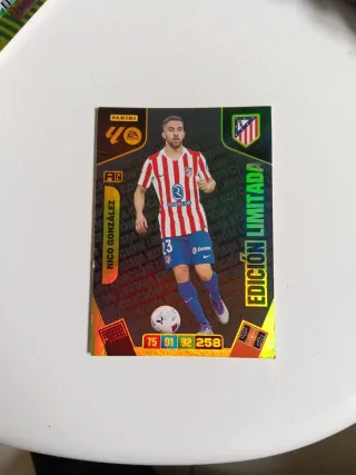 Carta Panini Nico González Edición Limitada