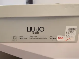 Zapatos Liu Jo fiesta grises sin usar