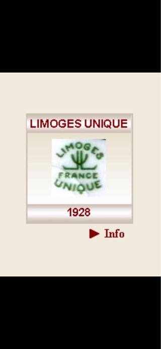 🇫🇷 Limoges Platos Llanos Antiguos