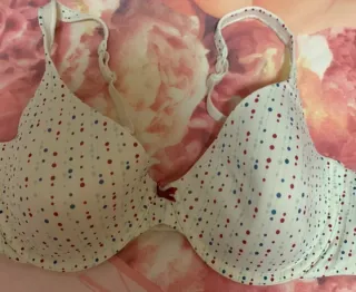 Reggiseno Lovable bianco con pois
