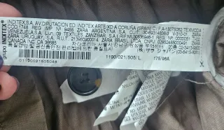 Chaqueta Zara Crush Talla L Cortavientos abrigo