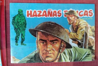 Lote de 6 cómics bélicos vintage.