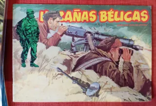 Lote de 6 cómics bélicos vintage.