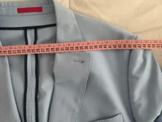 Americana El Corte Inglés Celeste Talla XL