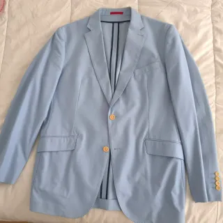 Americana El Corte Inglés Celeste Talla XL