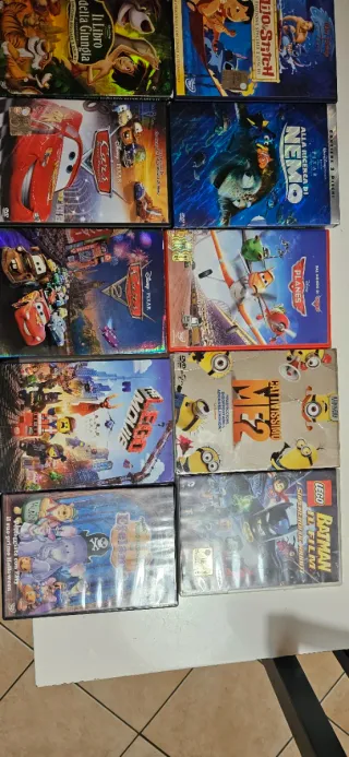 Lotto 45 DVD Cartoni Animati Disney e LEGO