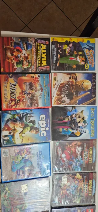 Lotto 45 DVD Cartoni Animati Disney e LEGO