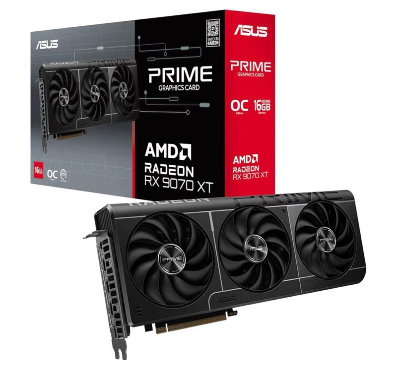 ASUS Prime Radeon RX 9070 XT Tarjeta Gráfica