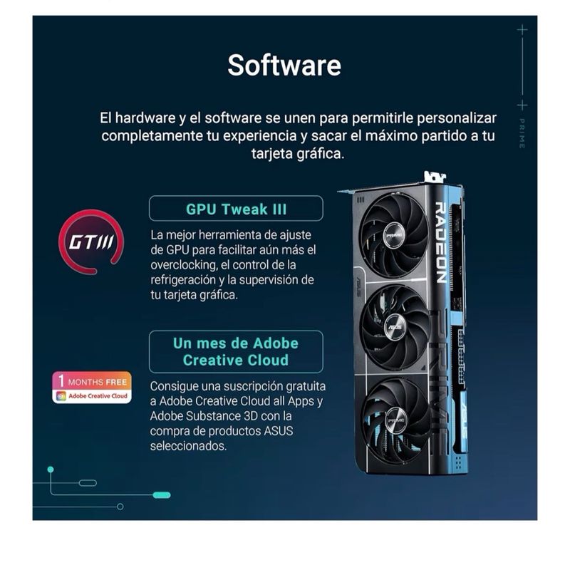 ASUS Prime Radeon RX 9070 XT Tarjeta Gráfica afbeelding 15