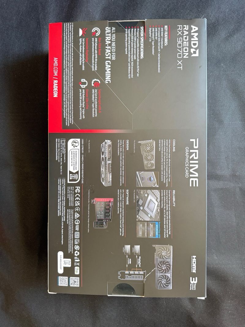 ASUS Prime Radeon RX 9070 XT Tarjeta Gráfica afbeelding 17