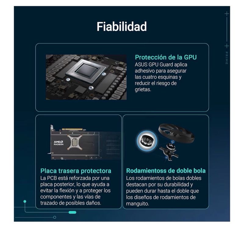 ASUS Prime Radeon RX 9070 XT Tarjeta Gráfica afbeelding 12