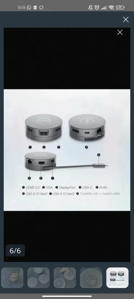Adaptador Dell afbeelding 4