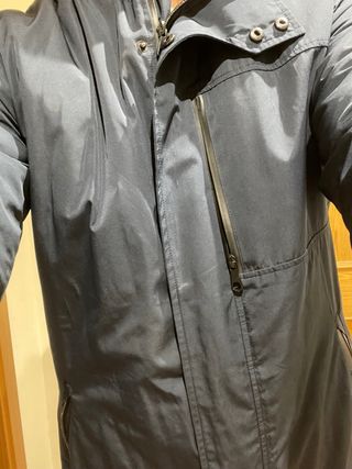 Gabardina azul marino