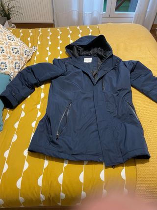 Gabardina azul marino