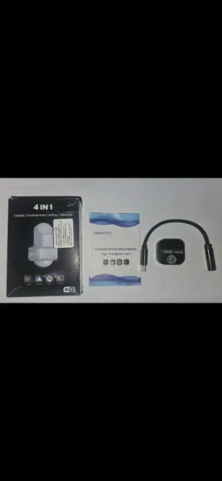 Adaptador Carplay Android Auto Inalámbrico 4 en 1