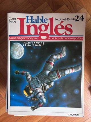 Revistas método aprendizajes HABLE INGLÉS