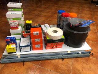 Material para pladur y construcción