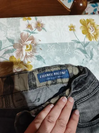 Jeans donna grigi in cotone