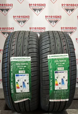 16UD 225 55 16 W ROADCRUZA RUEDA NUEVA YA MONTADA