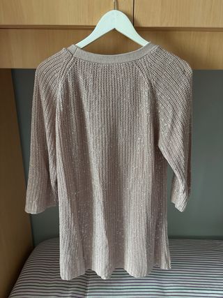 Jersey Cortefiel Beige Talla L