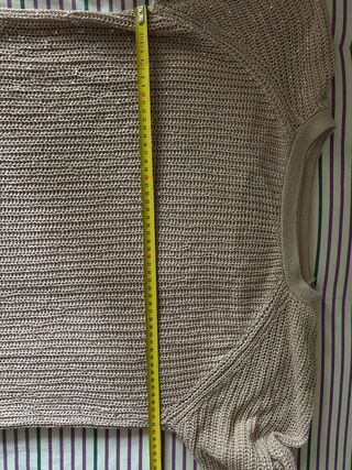 Jersey Cortefiel Beige Talla L