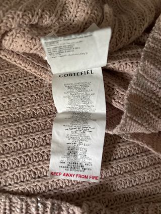 Jersey Cortefiel Beige Talla L