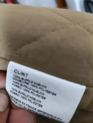 Cazadora de piel marrón