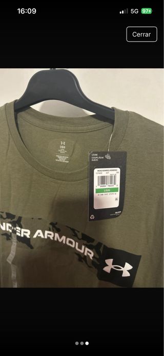 Camiseta Under Armour Verde Militar
