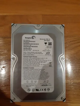 Disco Duro Seagate 250GB SATA