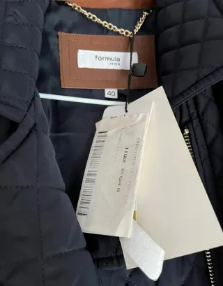 Chaqueta acolchada Formula Joven azul