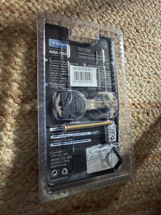 Bombín TESA TK100 30x30mm Latonado Alta Seguridad