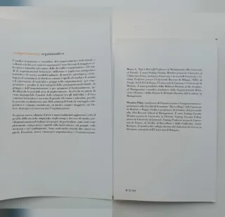 Comportamento organizzativo di H.L.Tosi/M.Pilati