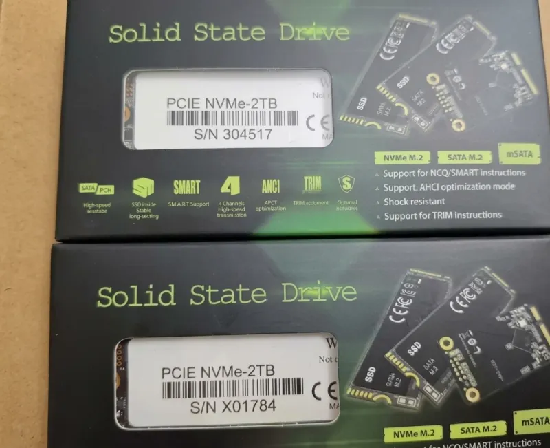 Stock SSD NVMe 2TB PCIe (Nuevos) afbeelding 2