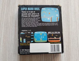 SUPER MARIO BROS CAJA PEQUEÑA SPACO NINTENDO NES