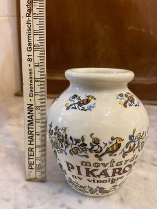 Vaso barattolo in ceramica Digoin 1830