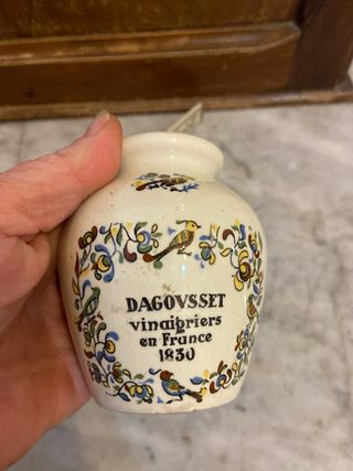 Vaso barattolo in ceramica Digoin 1830