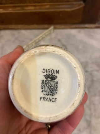 Vaso barattolo in ceramica Digoin 1830