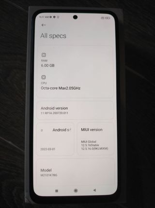 Xiaomi Redmi Note 10S 6GB/64GB Blu/Verde