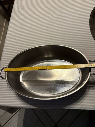 Pentola in metallo argentato