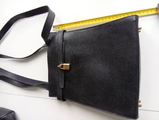 Bolso piel negro El Corte Inglés Leo Bastida