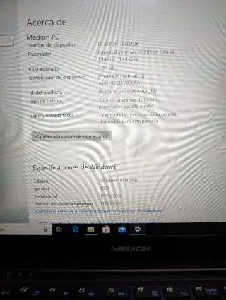 Portátil Medion 14 Negro