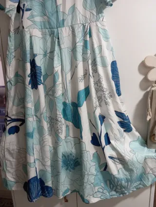 Vestido bohemio floral talla 50/52