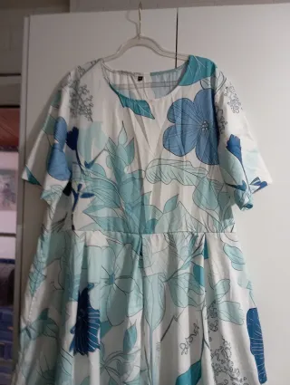 Vestido bohemio floral talla 50/52