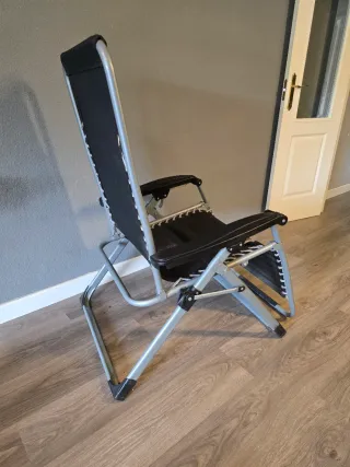 Silla reclinable extraancha jardín