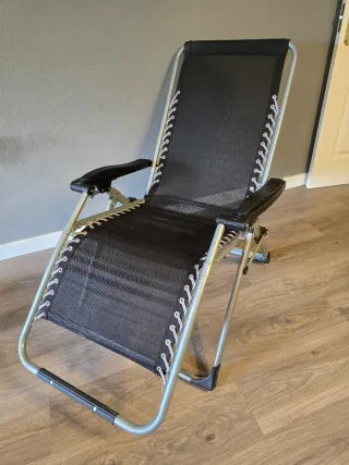 Silla reclinable extraancha jardín