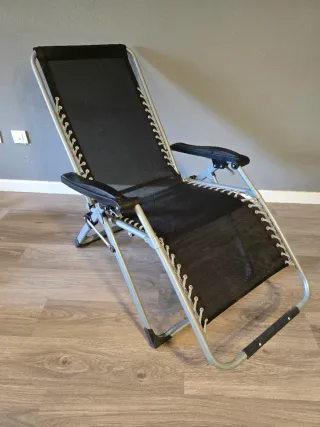 Silla reclinable extraancha jardín