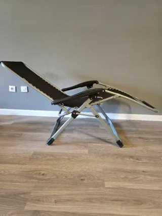 Silla reclinable extraancha jardín