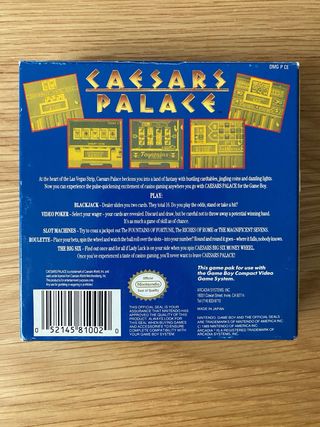 Game Boy Caesars Palace USA