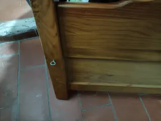 Cabecero de cama de madera de 90cm