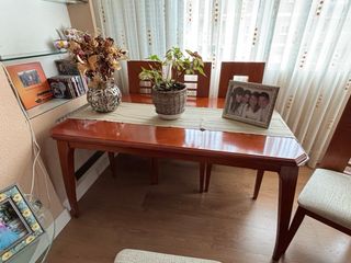 Mueble salón con 6 sillas y mesa Mesa 150@90